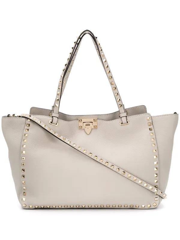 valentino rockstud tote bag