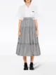 Image 2 of Prada full tiered midi skirt