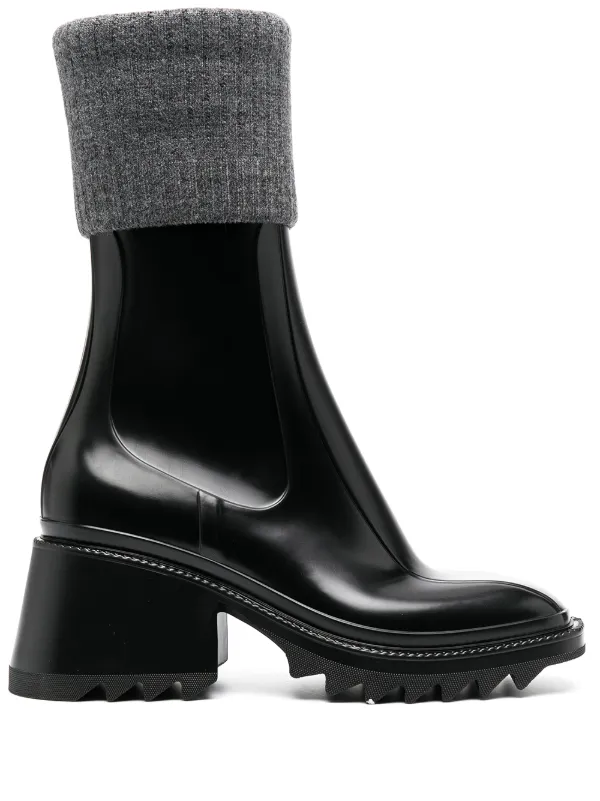 knit ankle boots