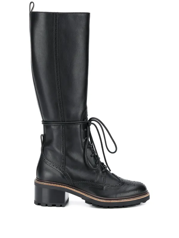 knee high lace up boots australia