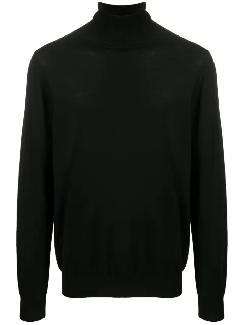 Closed roll neck jumper