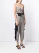 Tibi removable pocket belt check jumpsuit
