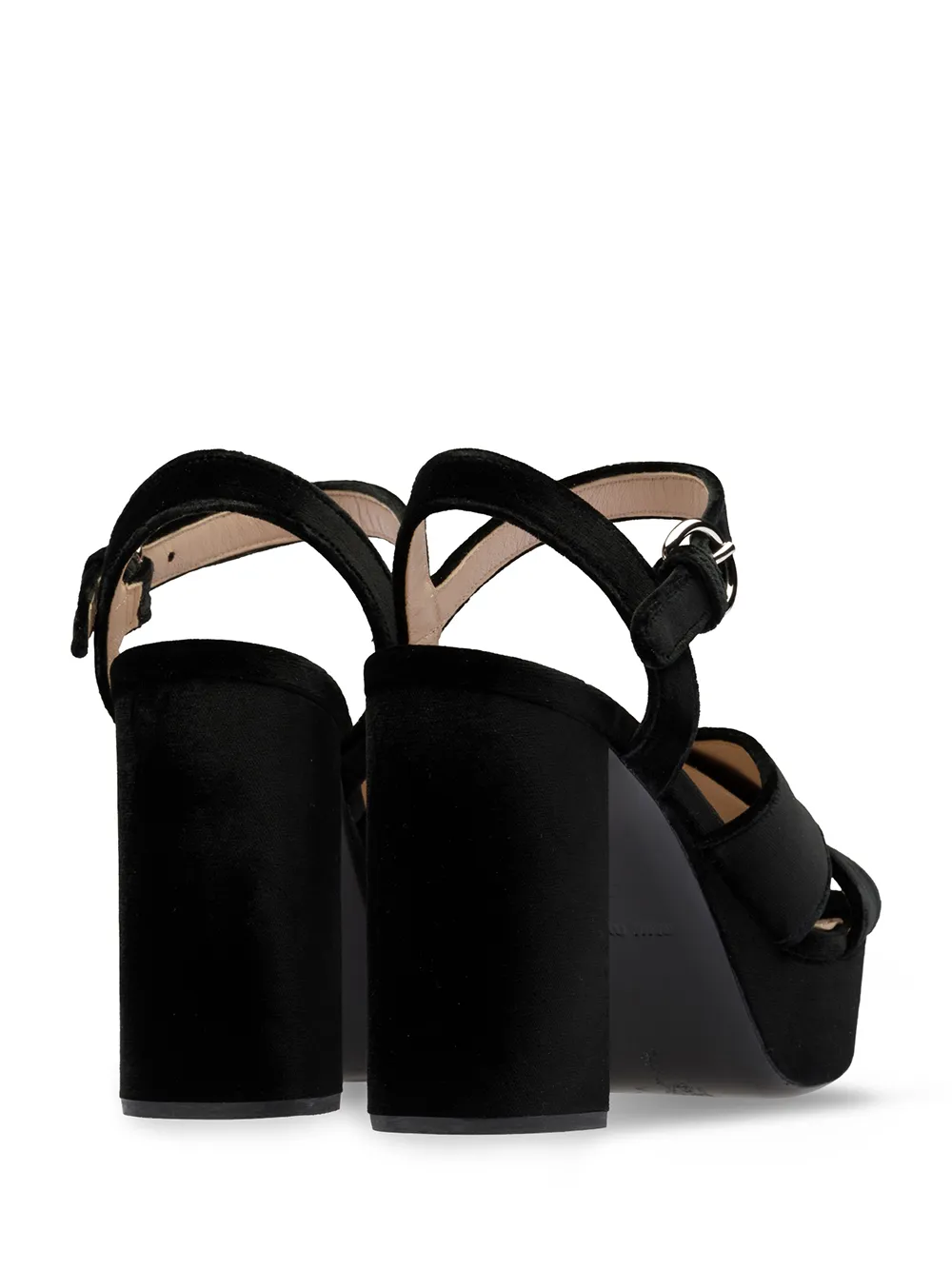 miu miu velvet platform sandals