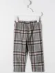 Image 2 of Il Gufo check stretch-fit trousers