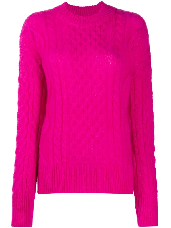 pink cable jumper