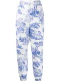 Moschino Animé tapered trousers - White