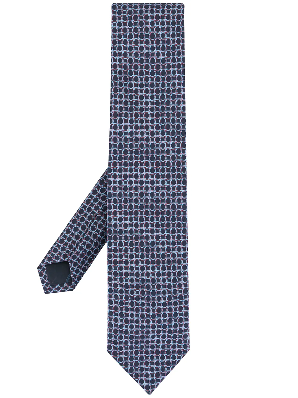 Ferragamo corbata con estampado Gancini | negro | Image 1