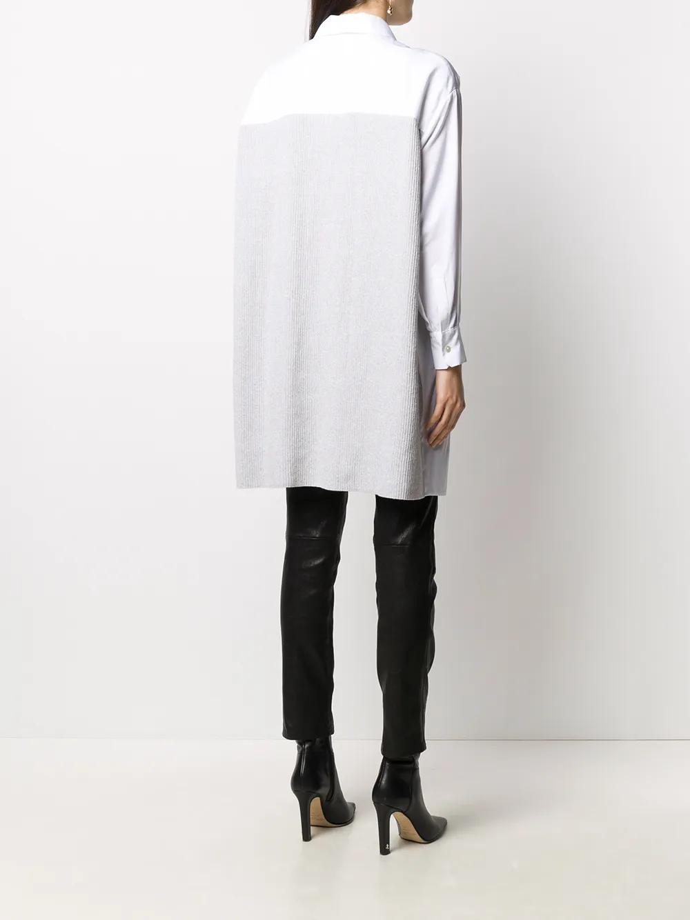 фото Maison ullens two-tone long shirt