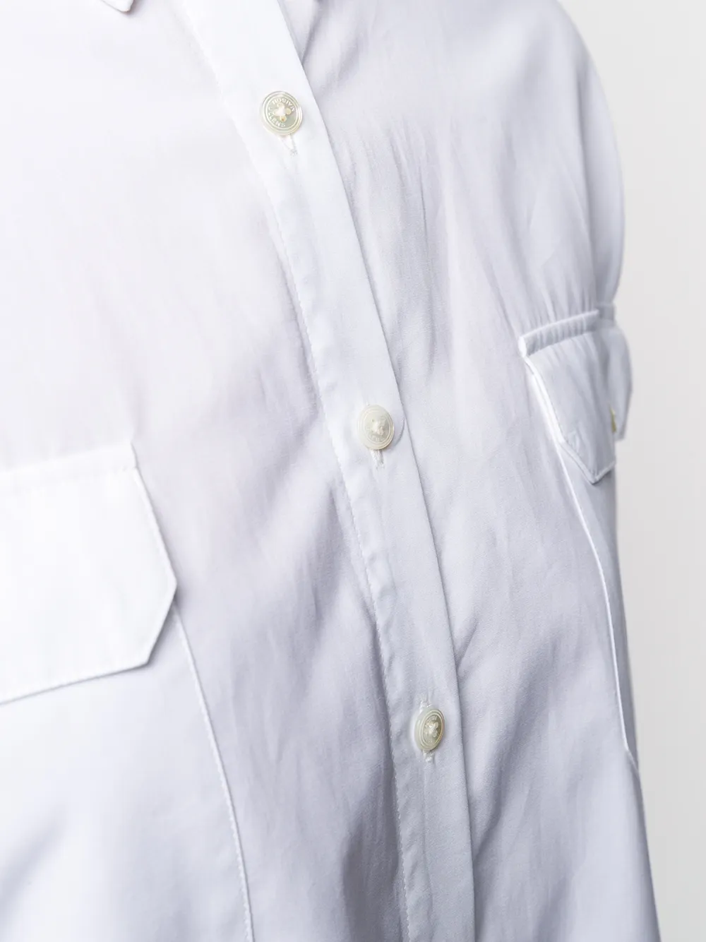 фото Maison ullens two-tone long shirt