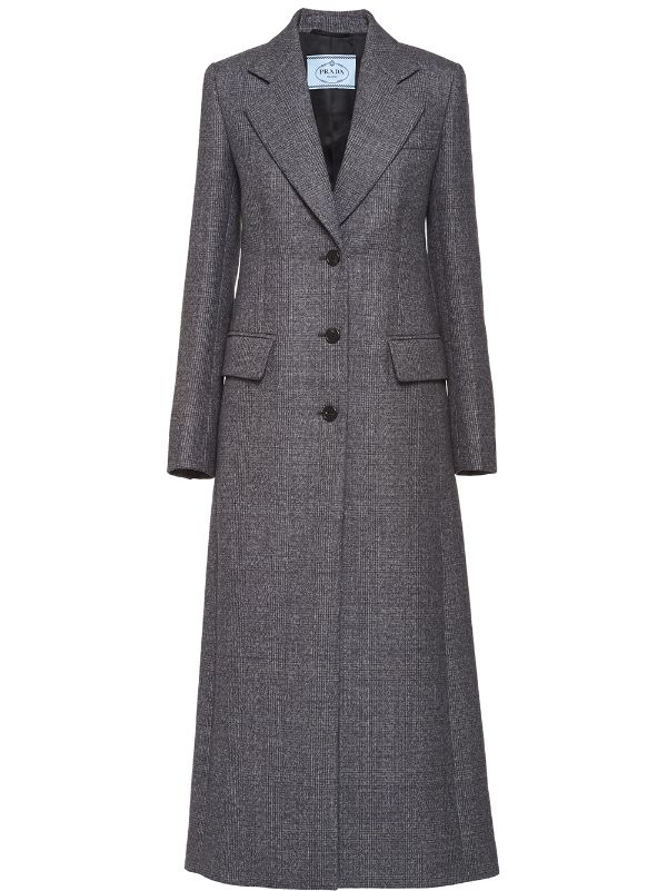 prada grey coat