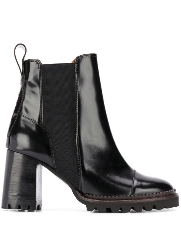 chloe chunky boots