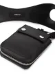 AMIRI draped leather shoulder bag