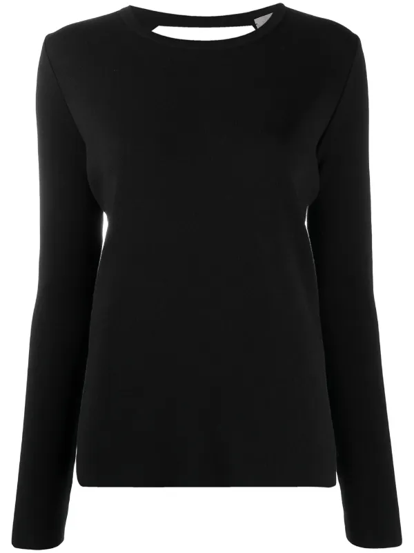 black open back jumper