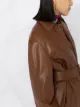 MSGM belted single-breasted coat