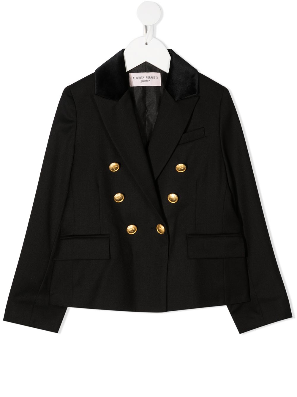 фото Alberta ferretti kids teen double-breasted blazer