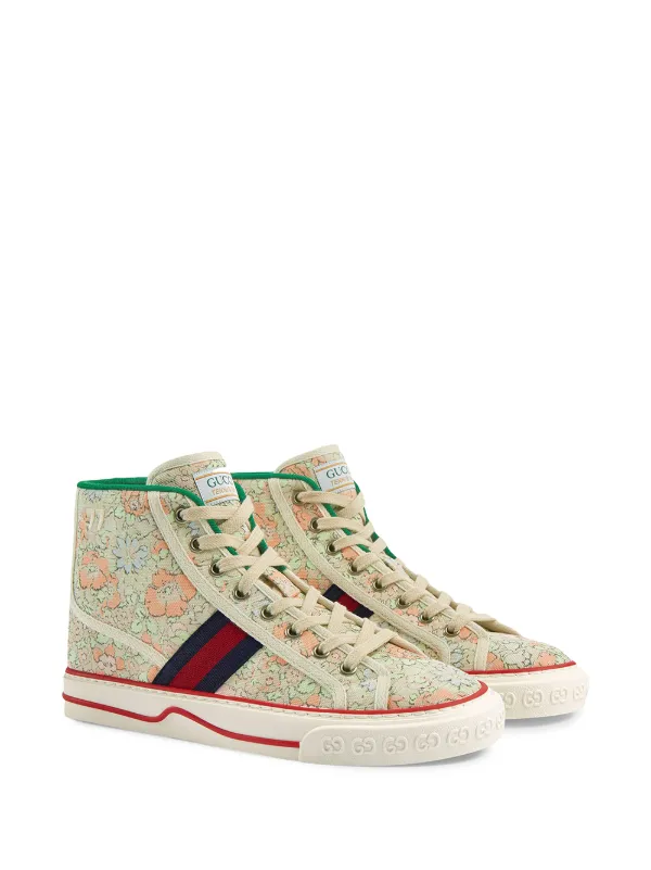 gucci pink high top sneakers