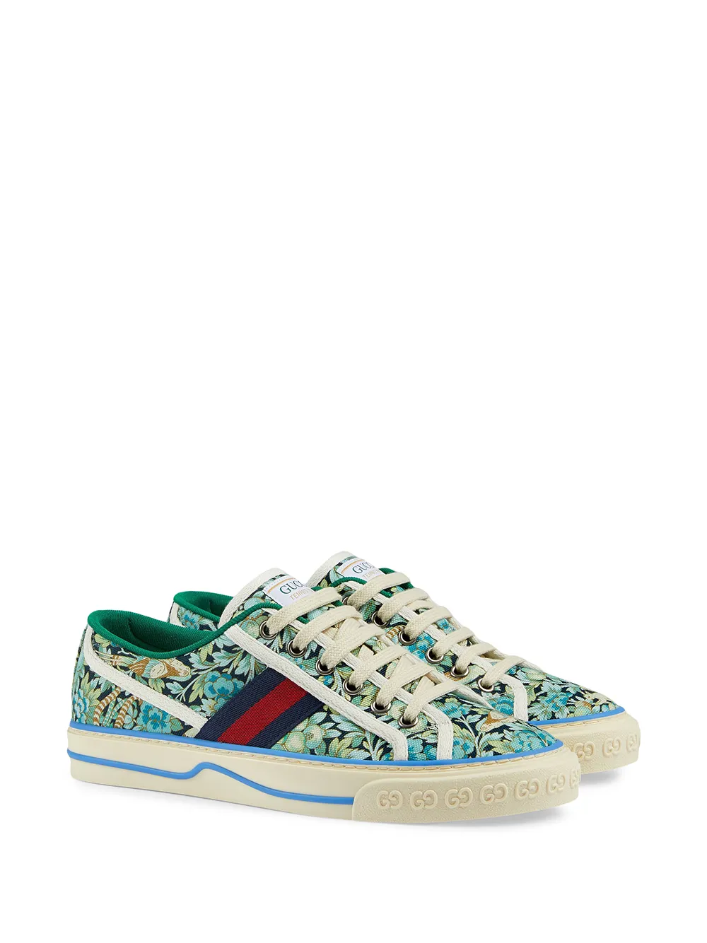 Gucci Tennis 1977 Liberty London Sneakers - Farfetch