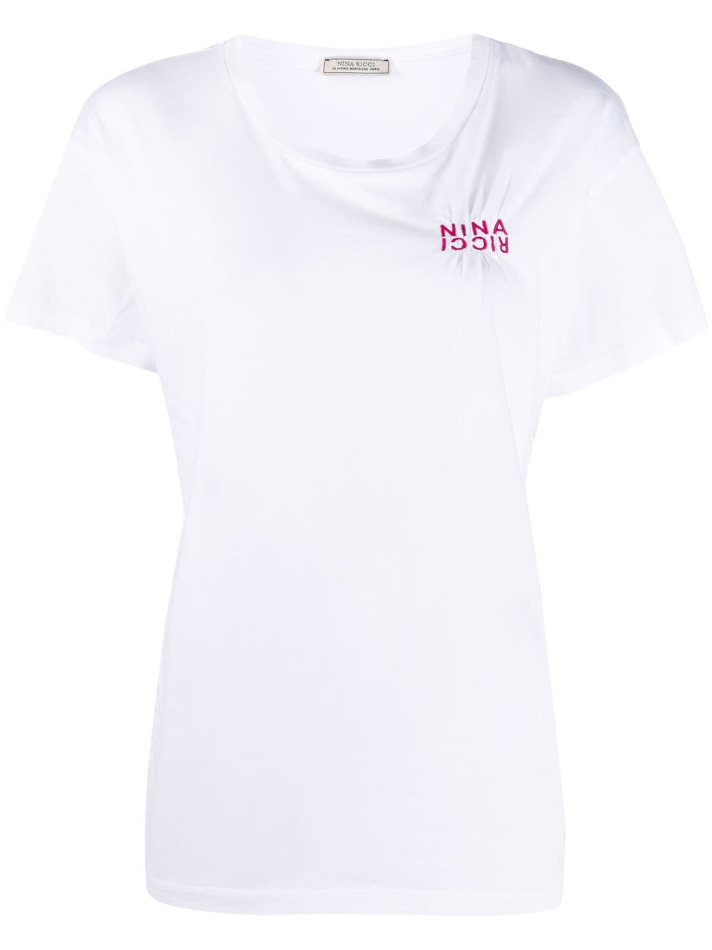 Nina Ricci T-shirt met logoprint Wit