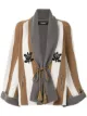 Image 1 of UNDERCOVER bead-embellished striped coat