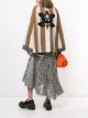 Image 2 of UNDERCOVER bead-embellished striped coat