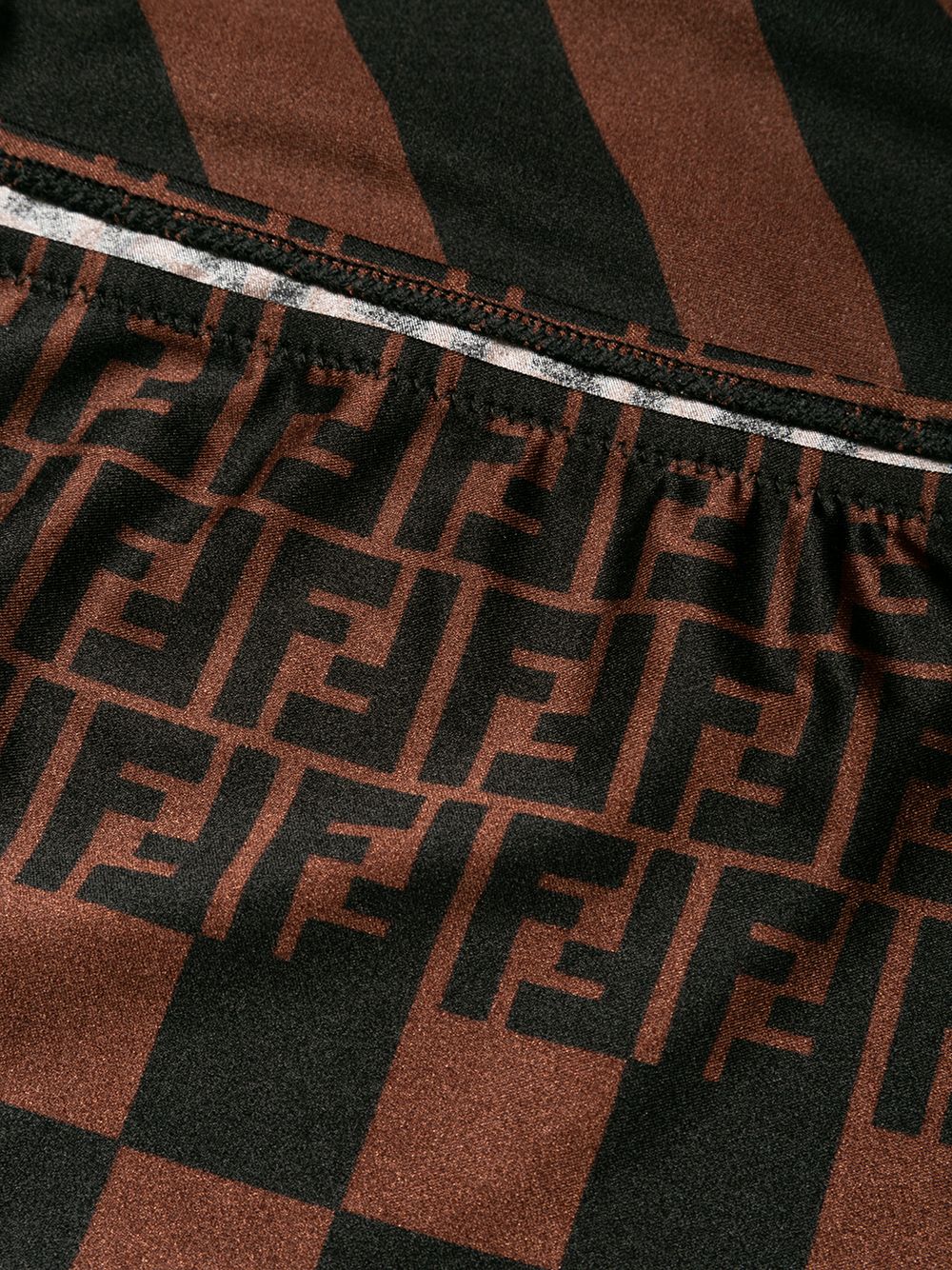 фото Fendi pre-owned купальник pequin zucca на одно плечо