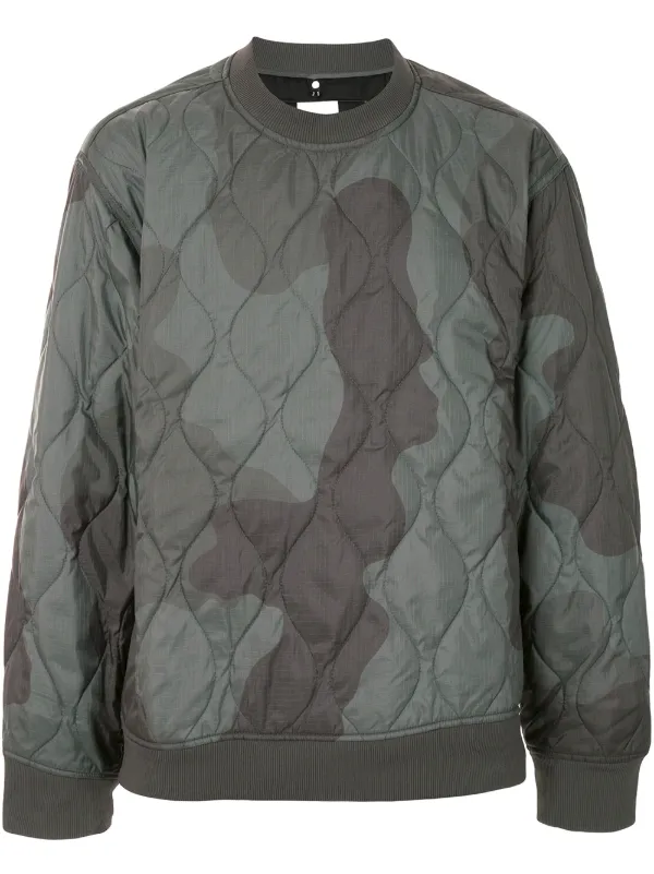 quilted sweatshirt