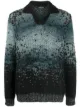 Image 1 of Roberto Collina pointed collar rib-trimmed jumper