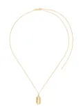 True Rocks mini razor pendant necklace - Gold