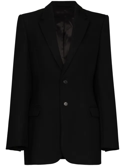 X Browns 50 blazer en laine à simple boutonnage - WARDROBE.NYC - Modalova