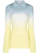 Image 1 of Emilio Pucci gradient-effect knitted polo top