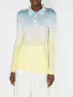 Image 2 of Emilio Pucci gradient-effect knitted polo top