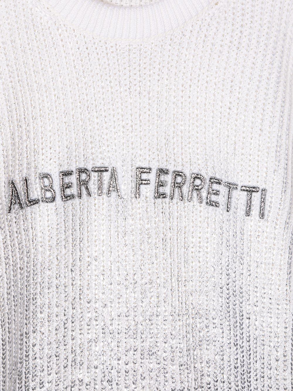 фото Alberta ferretti kids embroidered logo jumper