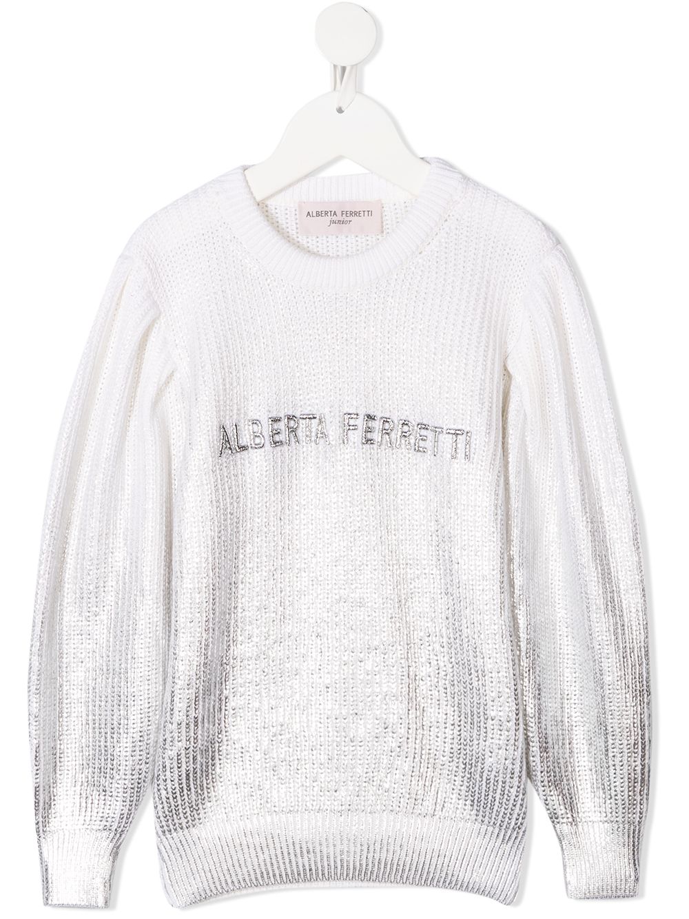 фото Alberta ferretti kids embroidered logo jumper