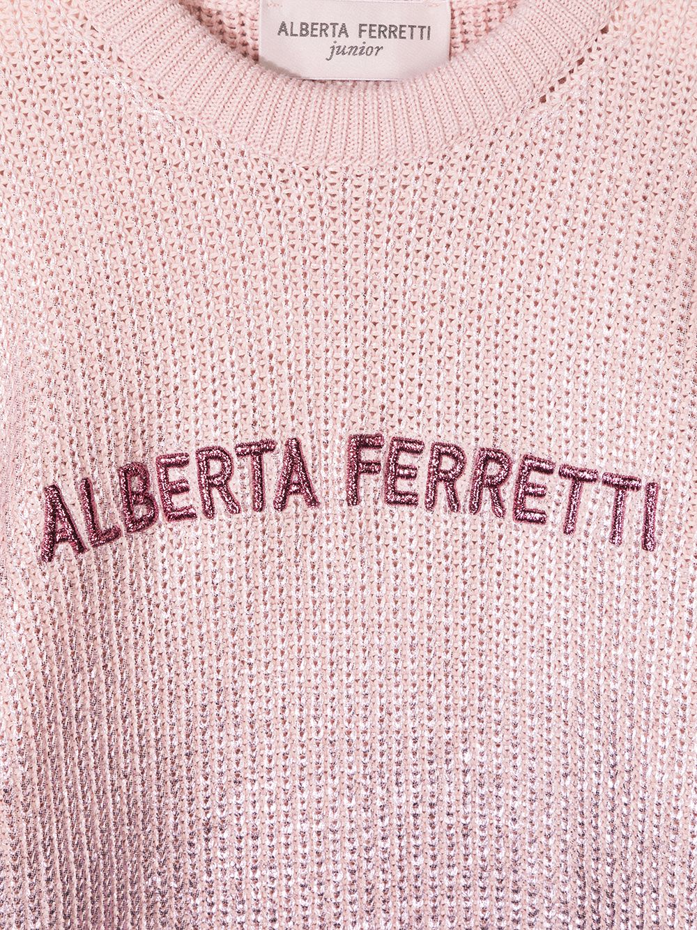 фото Alberta ferretti kids embroidered logo jumper