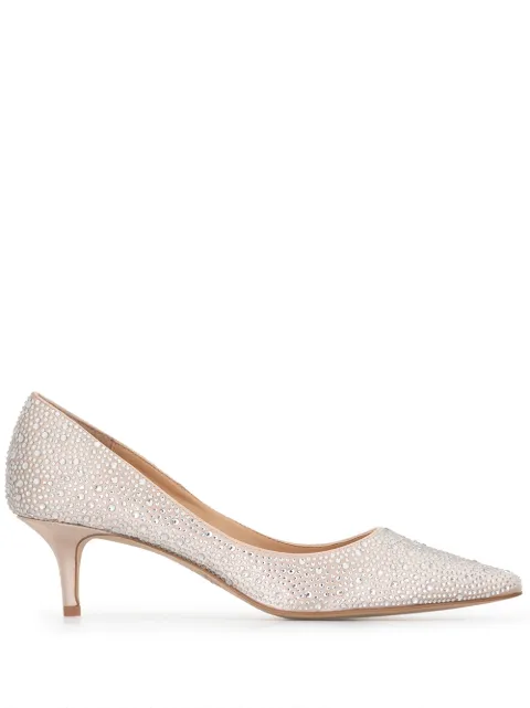 Badgley Mischka Frenchie embellished  pumps