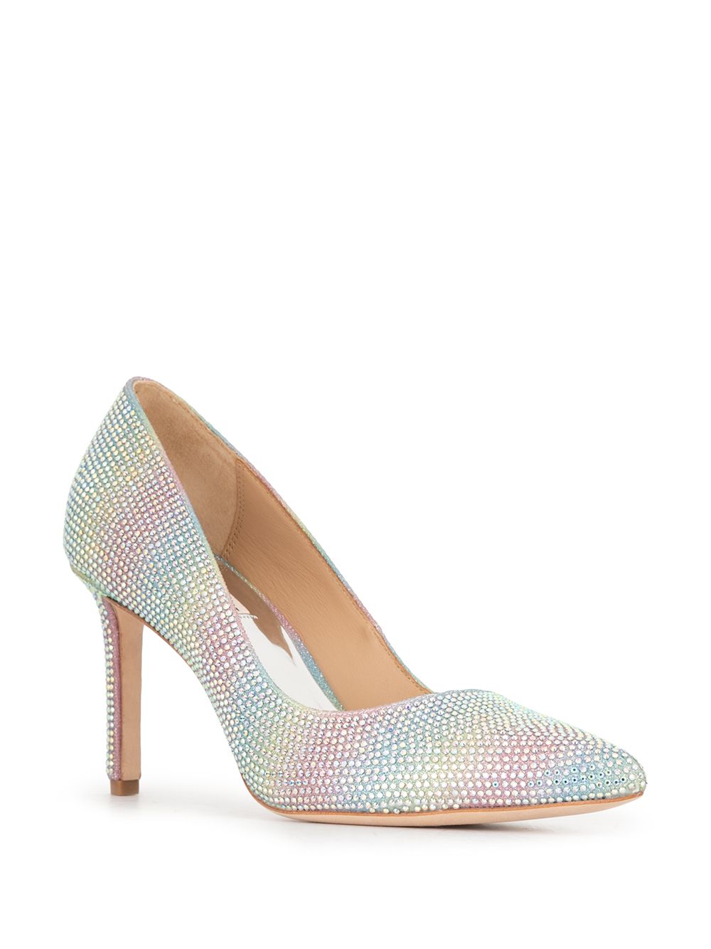 фото Badgley mischka туфли-лодочки godiva rainbow с кристаллами