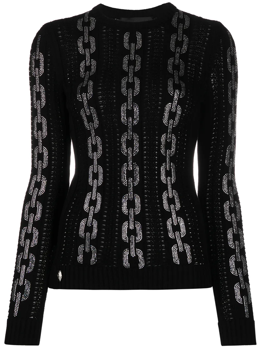 Philipp Plein モノグラム プルオーバー - ブラック Philipp Plein モノグラム プルオーバー - ブラック