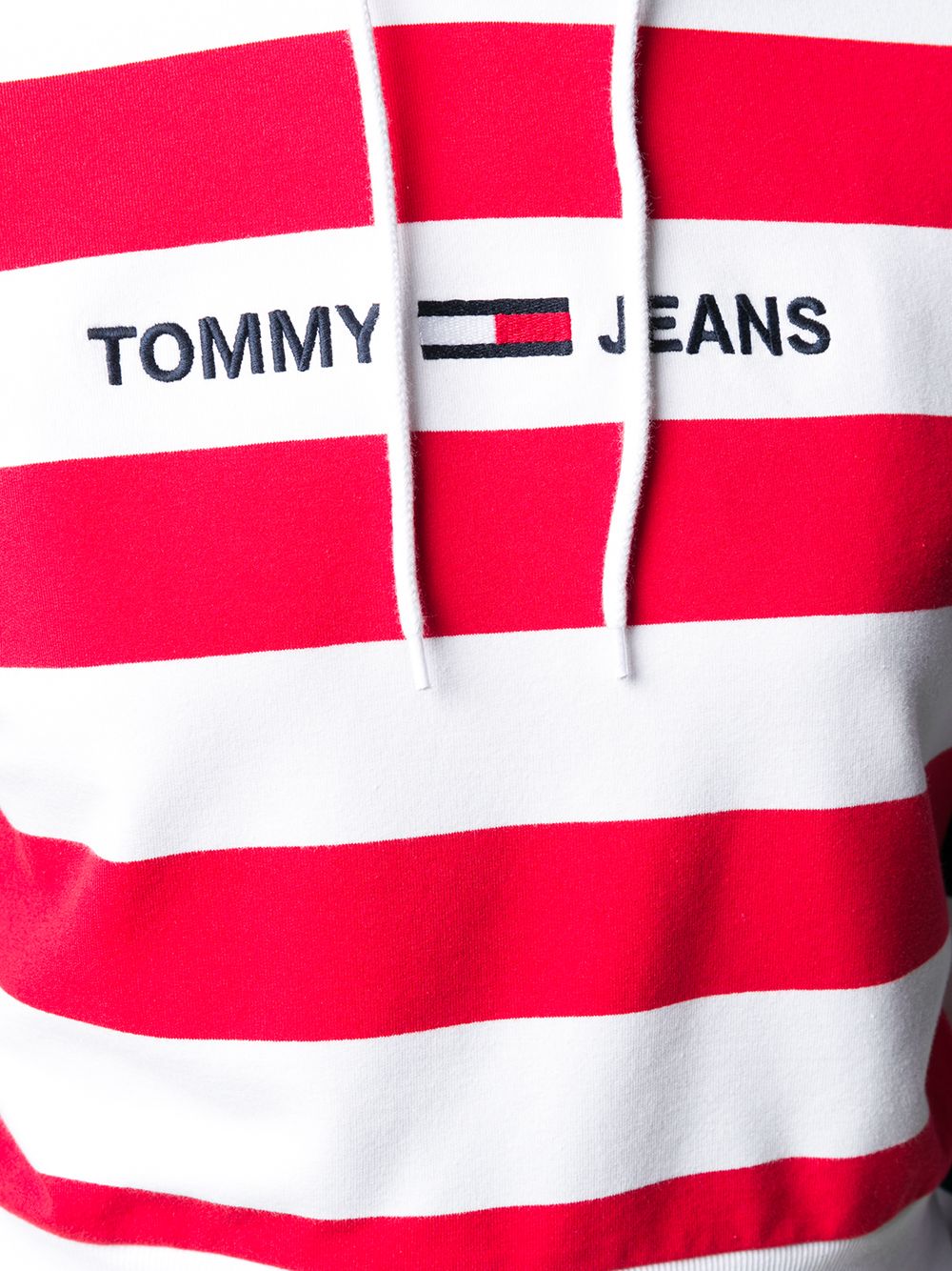 фото Tommy jeans худи в полоску с вышитым логотипом