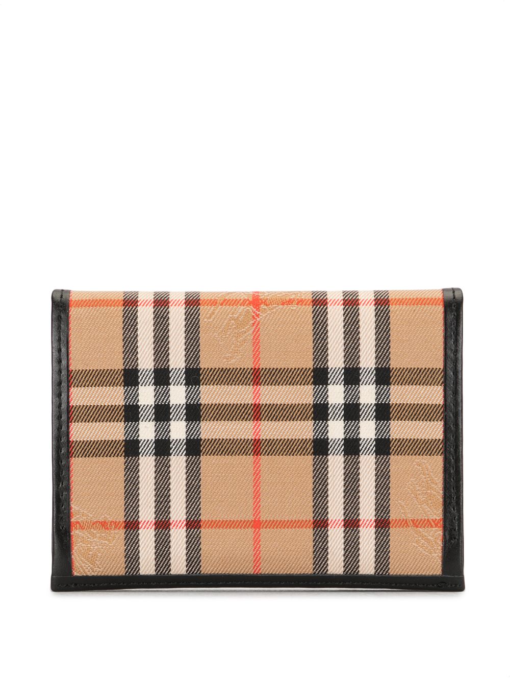 фото Burberry pre-owned кошелек в клетку vintage check