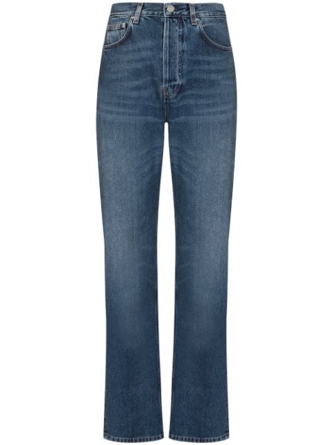 high-waist straight-leg jeans by Totême, available on farfetch.com for $339 Kendall Jenner Pants SIMILAR PRODUCT
