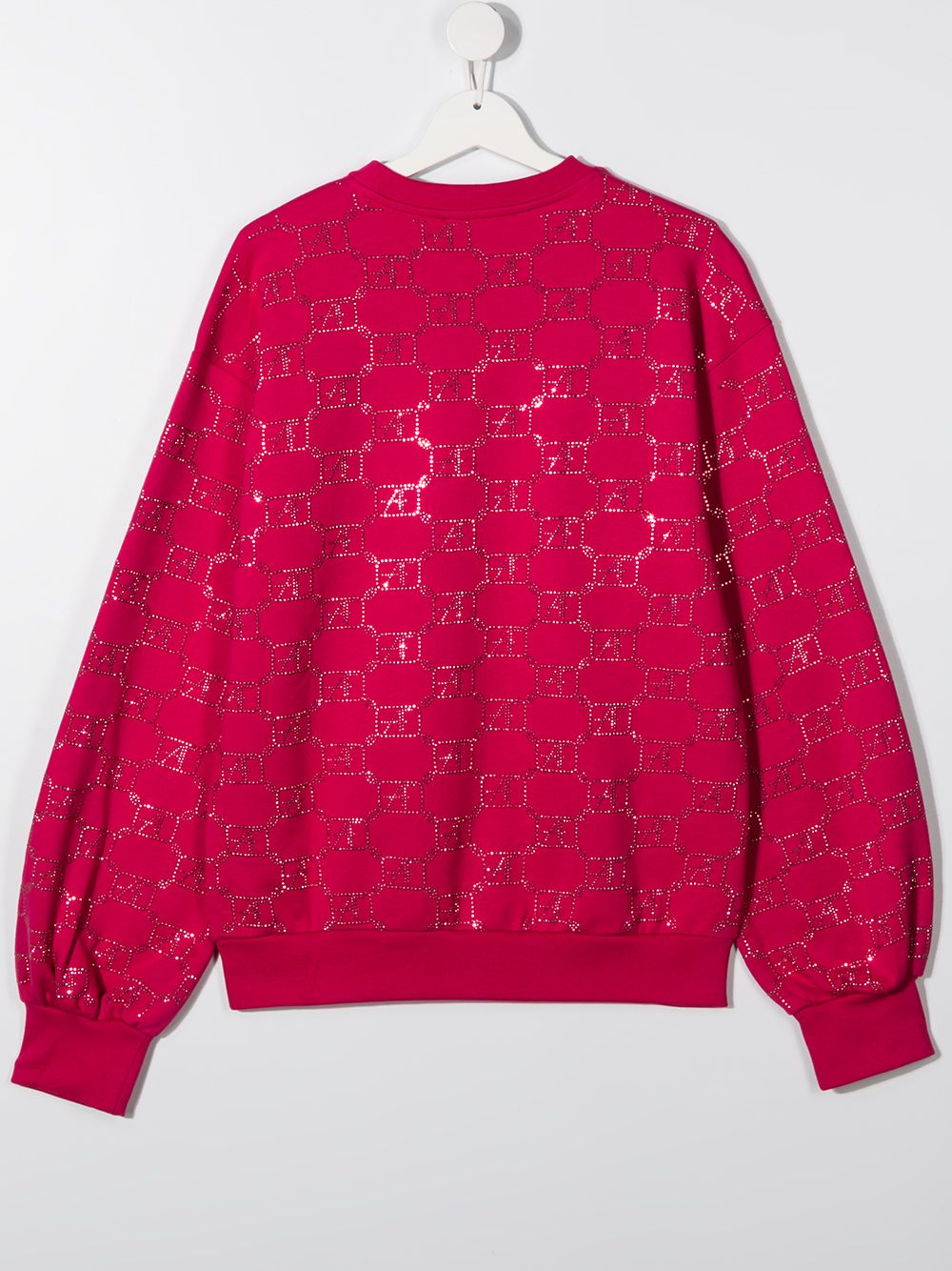 фото Alberta ferretti kids beaded logo sweatshirt