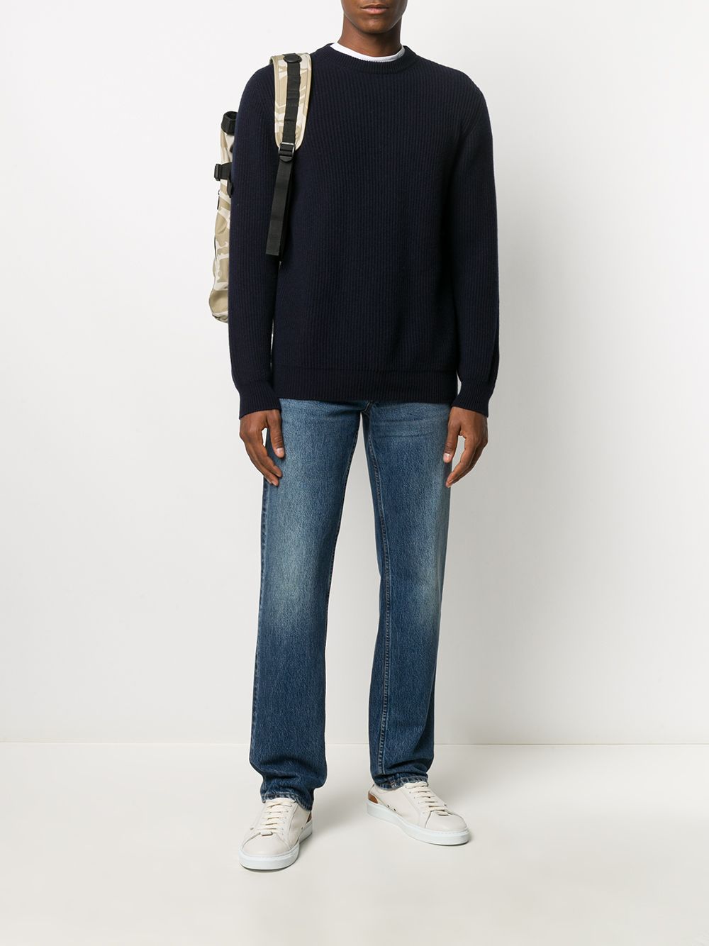 фото Eleventy rib-knit cashmere jumper