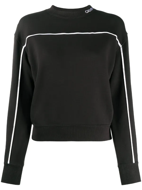 calvin klein embroidered logo sweatshirt