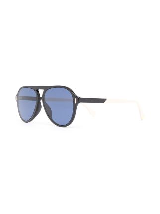 tinted aviator-frame sunglasses展示图