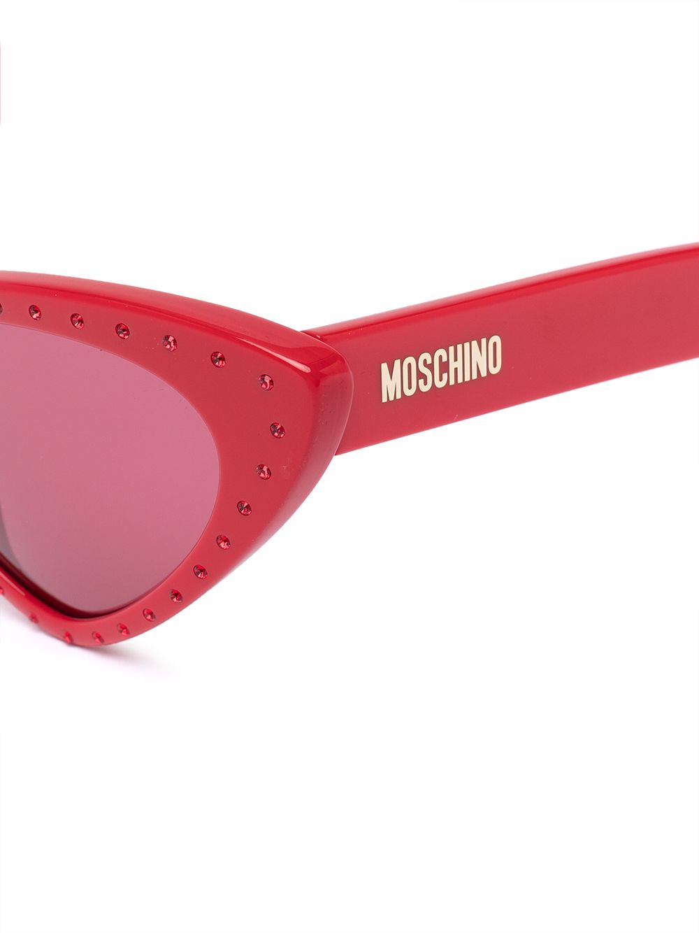 фото Moschino eyewear солнцезащитные очки в оправе 'кошачий глаз'