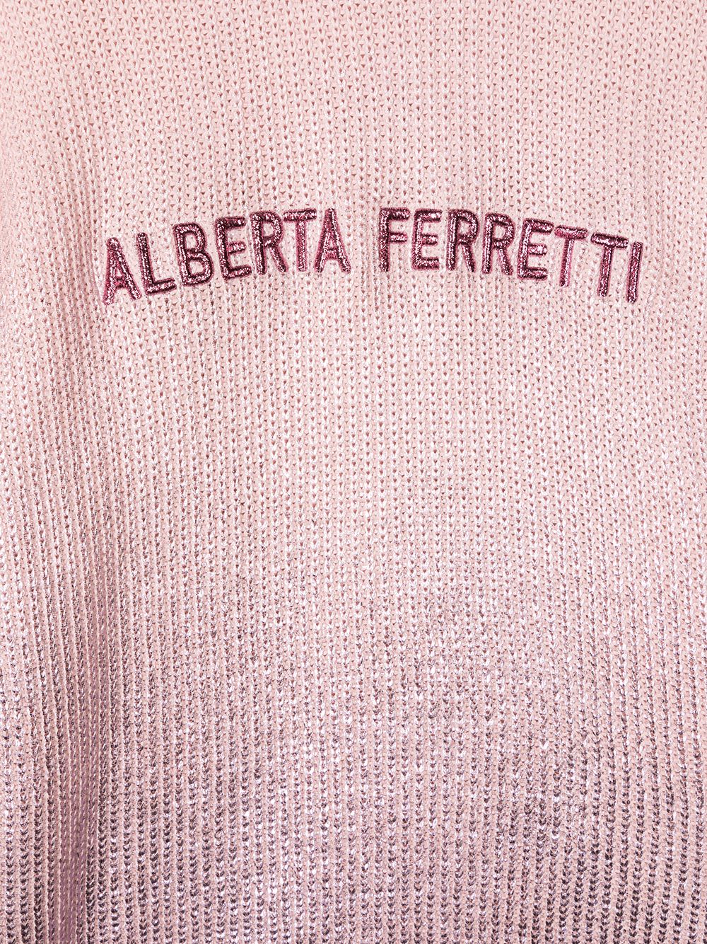 фото Alberta ferretti kids teen embroidered logo jumper