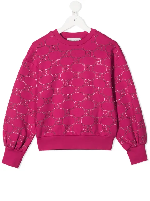 Alberta Ferretti Kids logo print sweatshirt