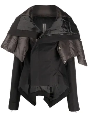 rick owens hooded down jacket