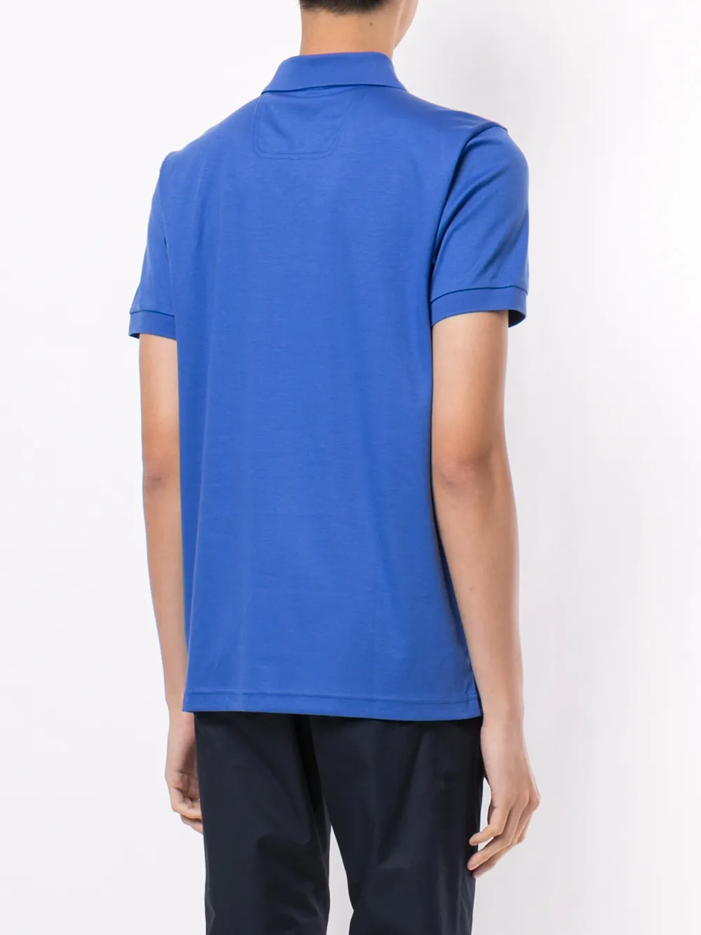 фото Boss рубашка поло с отделкой в полоску