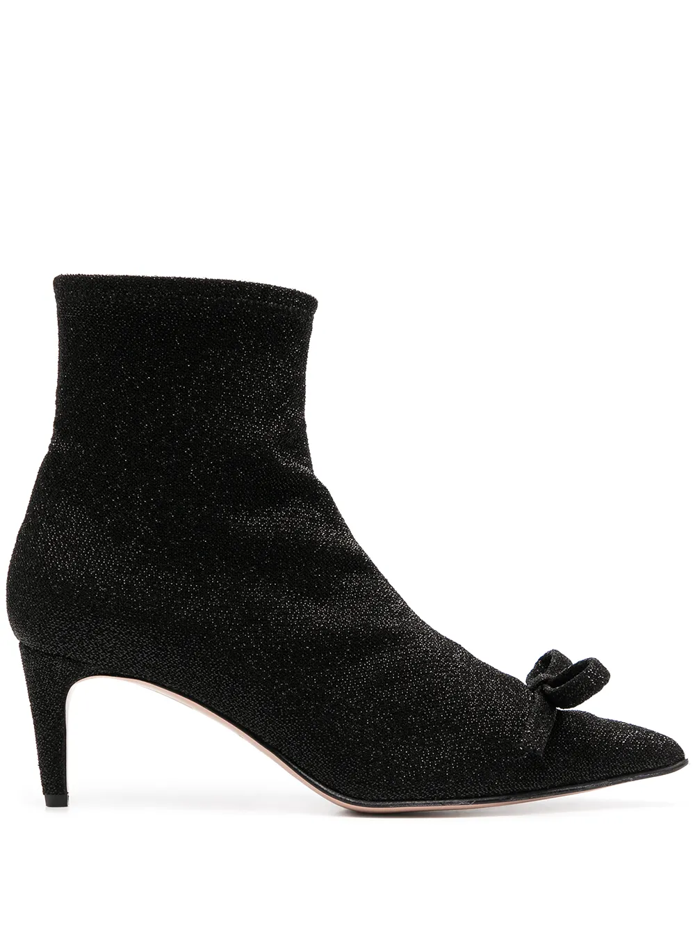 RED(V) Enkellaarzen met strikdetail Zwart